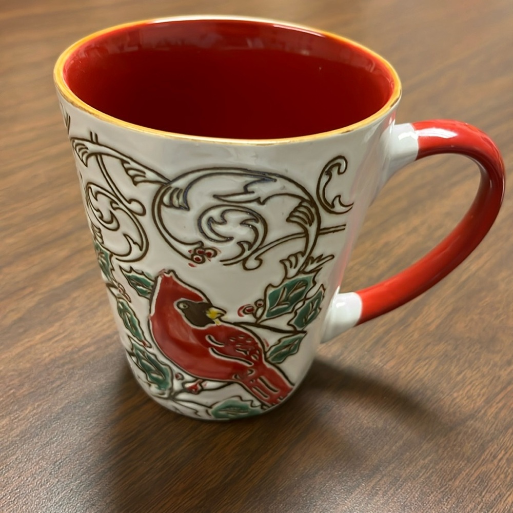 Spectrum‎ Designz gilded cardinal mug